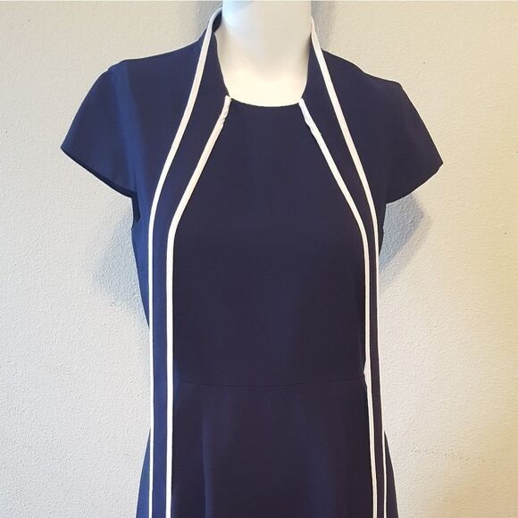 J Crew Blythe Dress Lucky Crepe Size 2 - Picture 6 of 8
